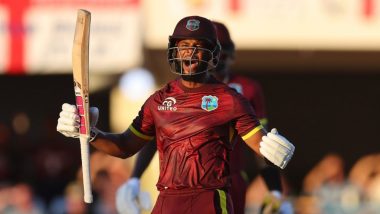 Shai Hope Joins Sir Vivian Richards and Virat Kohli in Elite List As West Indies Defeat England by Four Wickets in 1st ODI, Lead Series 1–0